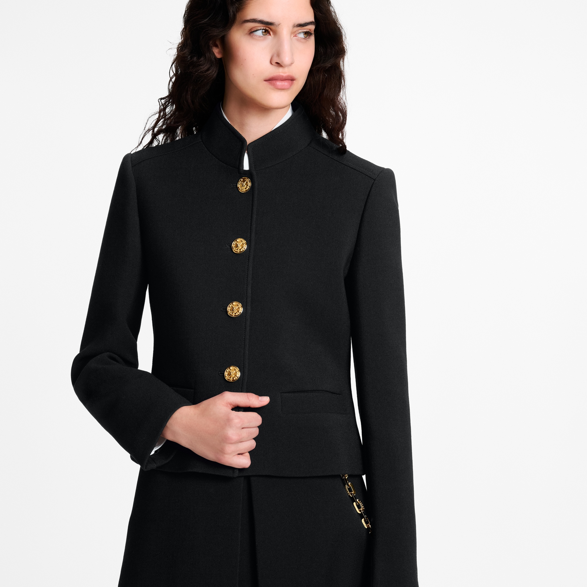 LV Button Officer Jacket - Women - Ready-to-Wear | LOUIS VUITTON ®
